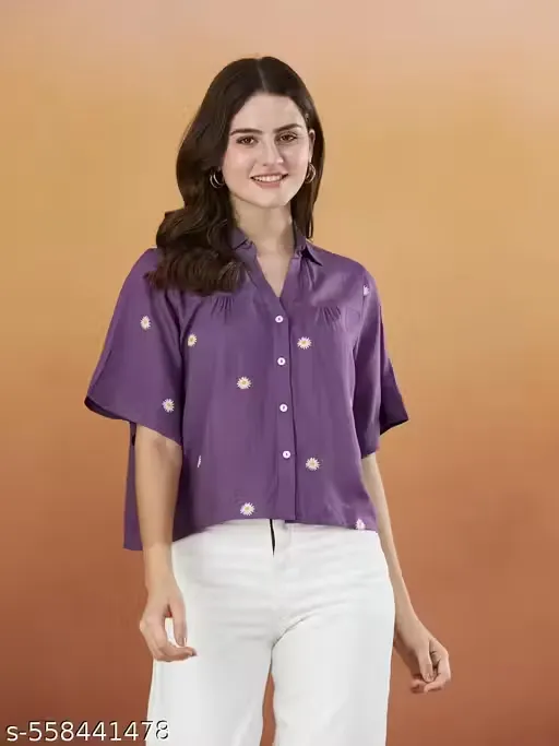 Women's Stylish Embroidered Shirt