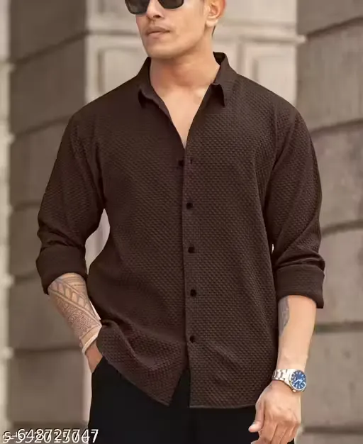BROWN CLASSY SHIRT FOR MEN