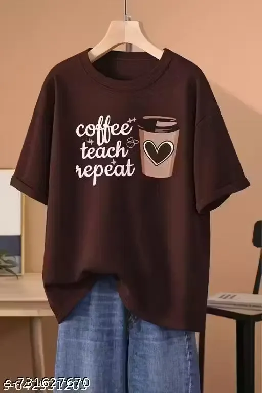 Women's Casual Oversized Graphic Tee