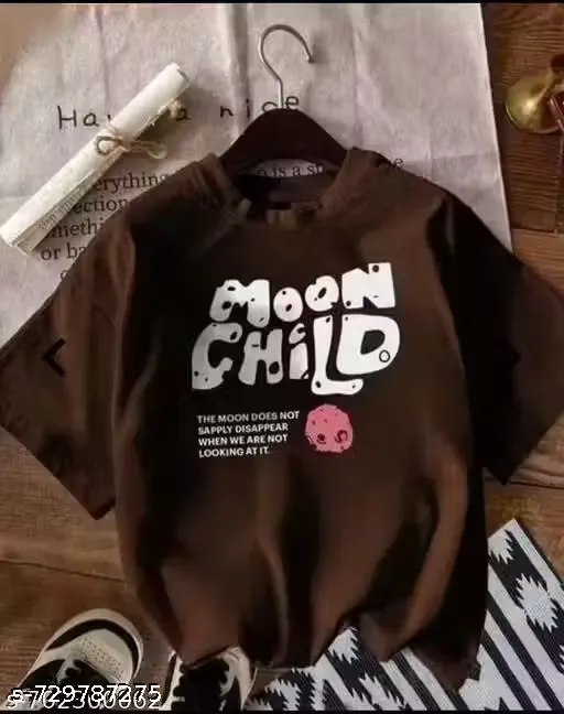 Moon Child Graphic Oversize T-Shirt