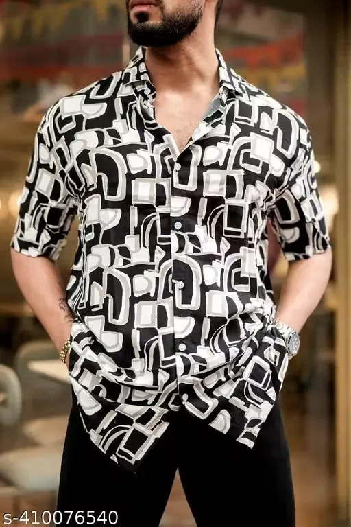 Men Casual Shirt men printed shirt men stylish shirt