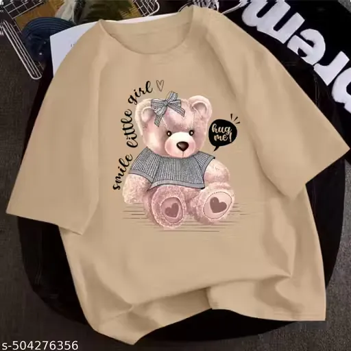 women oversize printed half sleeve t shirt