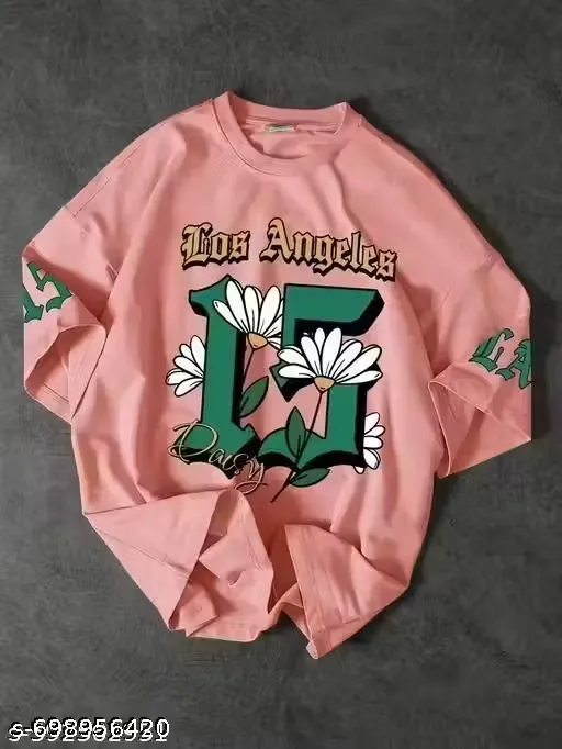 Oversized Streetwear Daisy Print Tshirt