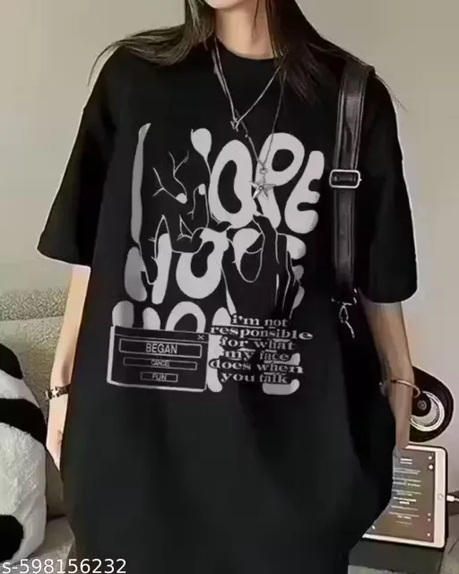 Oversized t-shirt for women