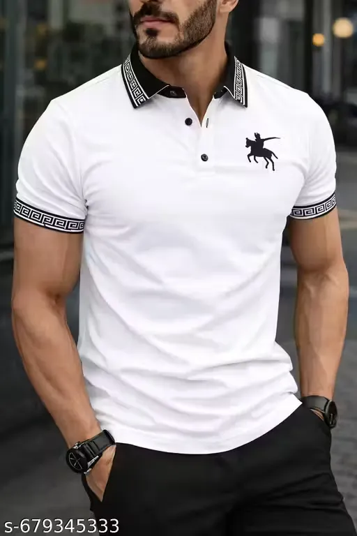 Men's Polo Neck T-shirt For Summer